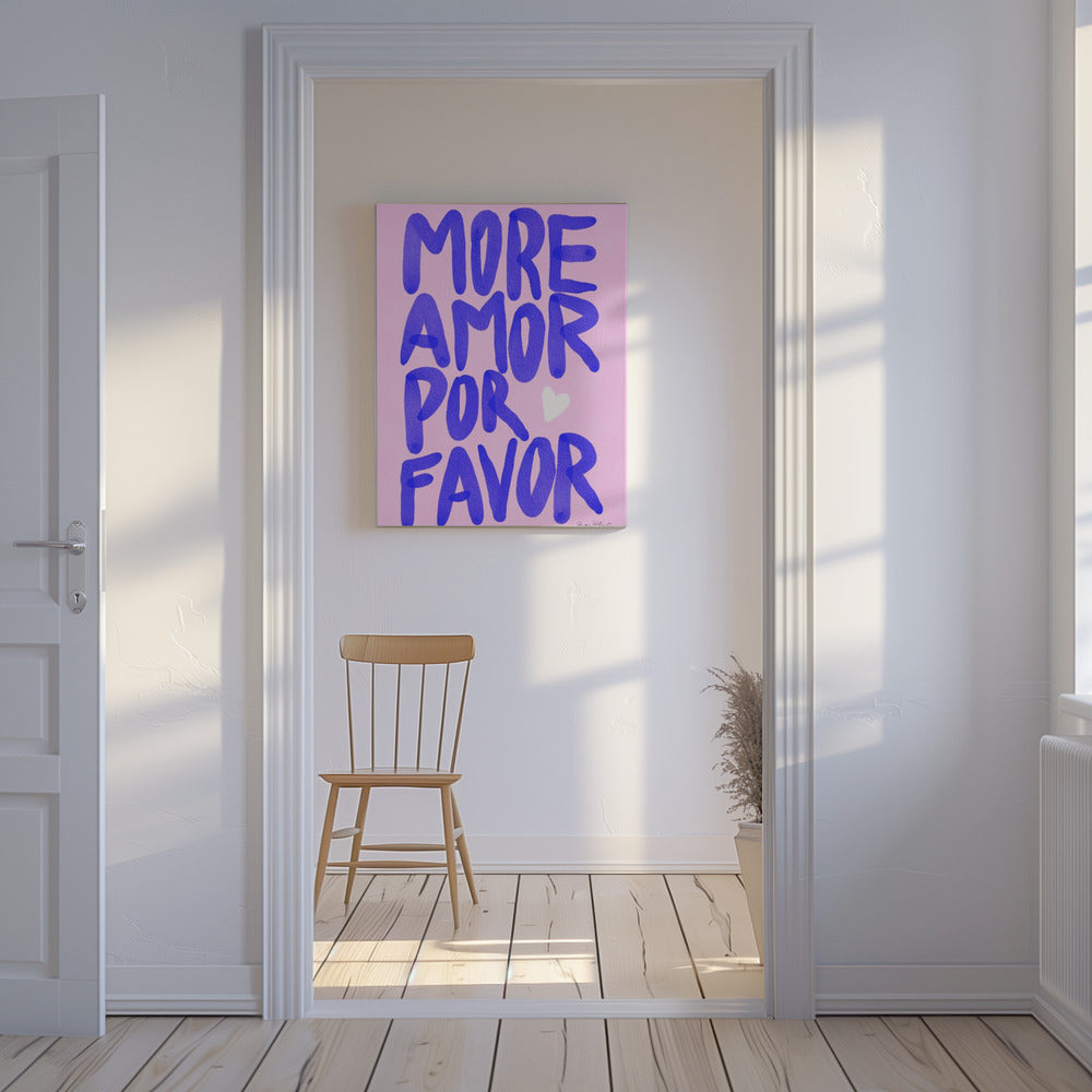More Amor Por Favor | Canvas