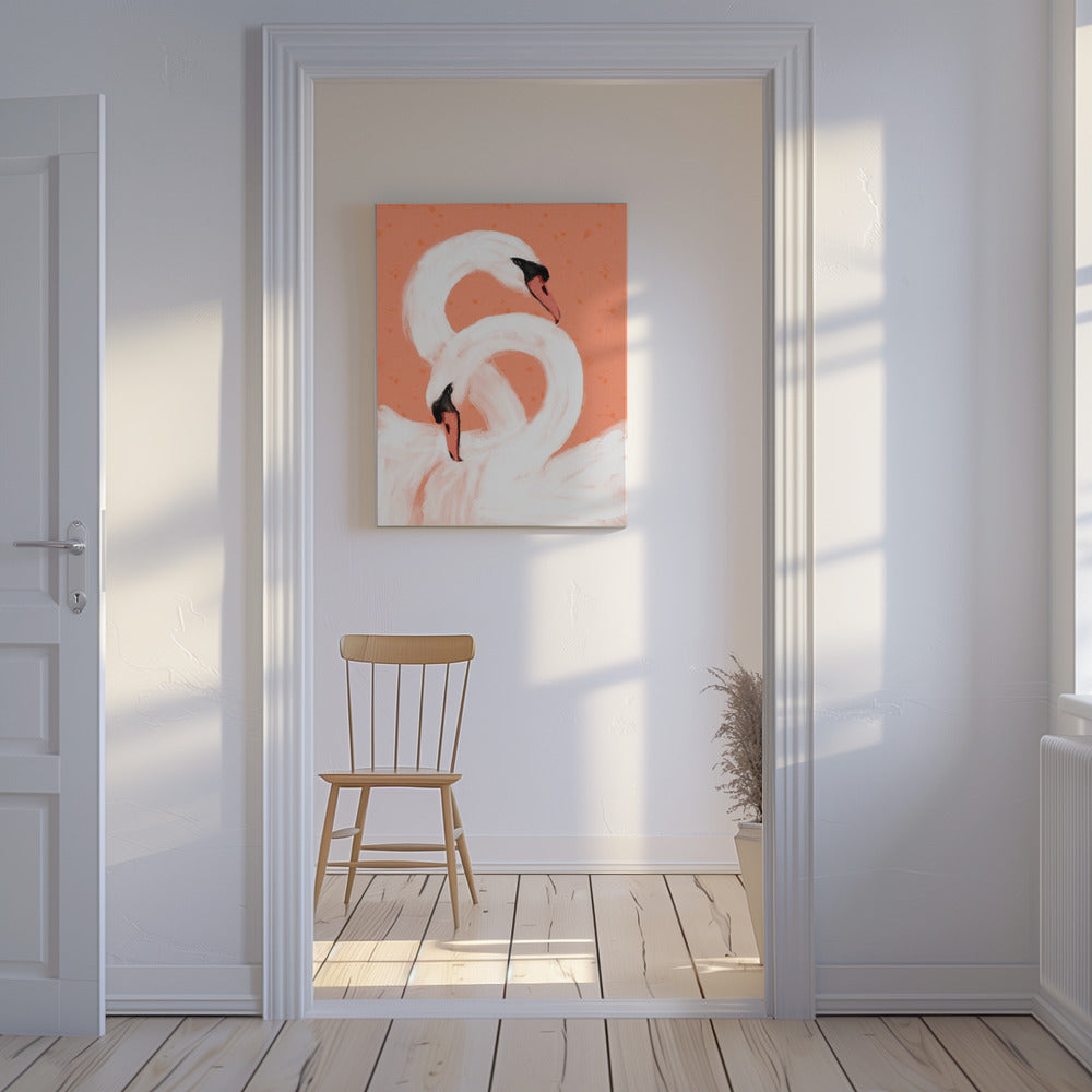 Graceful Swans | Canvas
