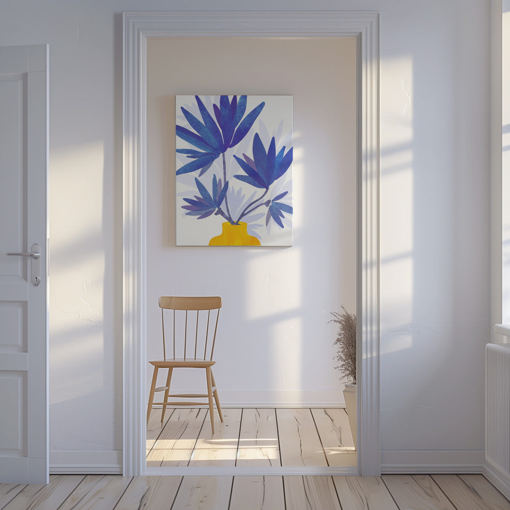 Indigo Blooms | Canvas