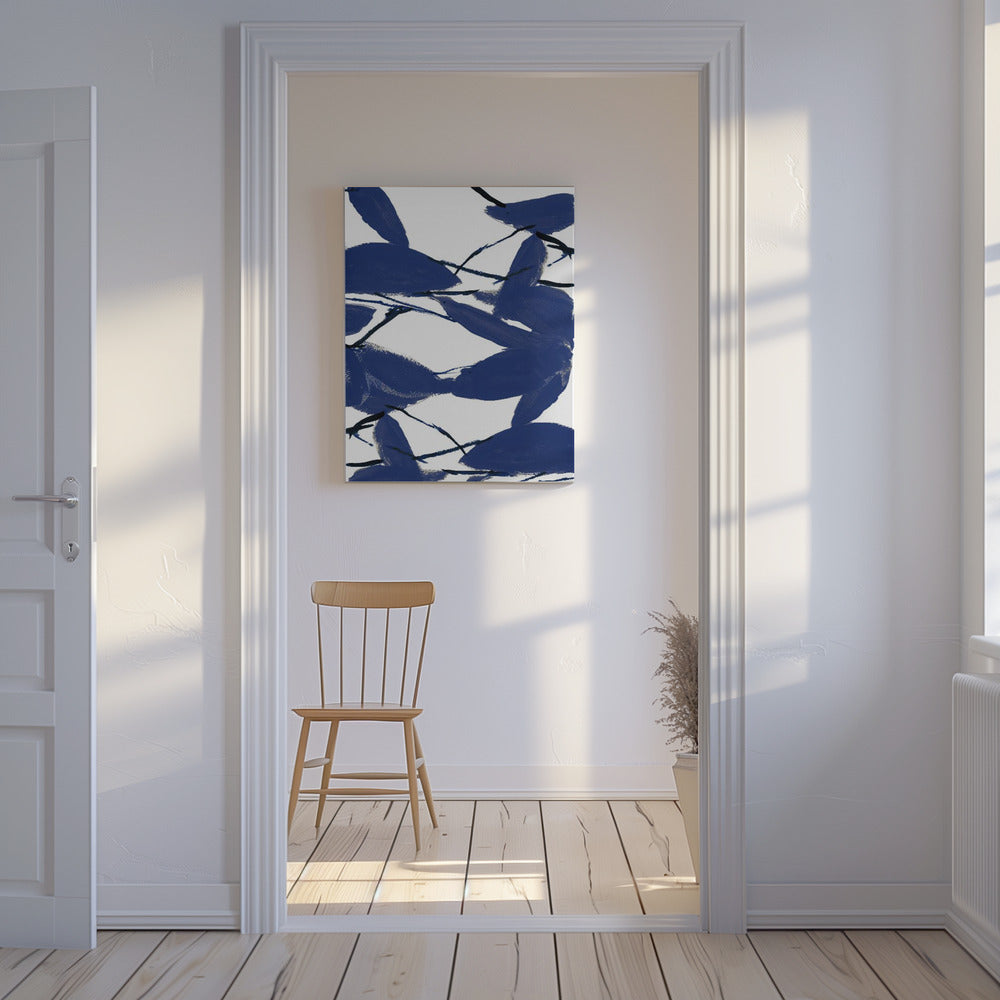 Blue Floral No2 | Canvas