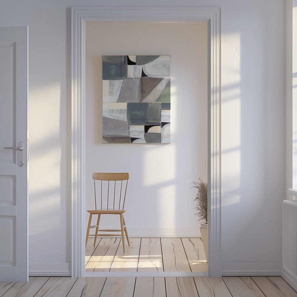 Abstract Desaturate No1 | Canvas