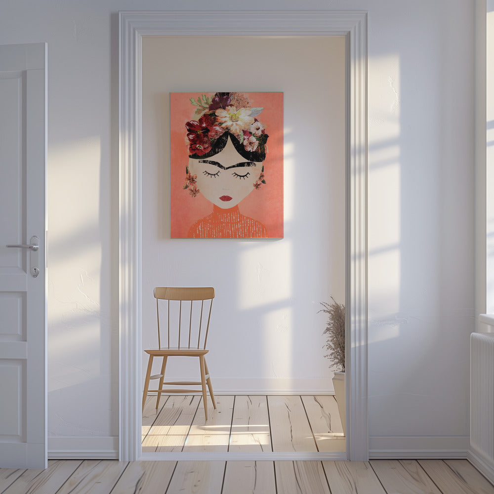 Frida (Peach) | Canvas