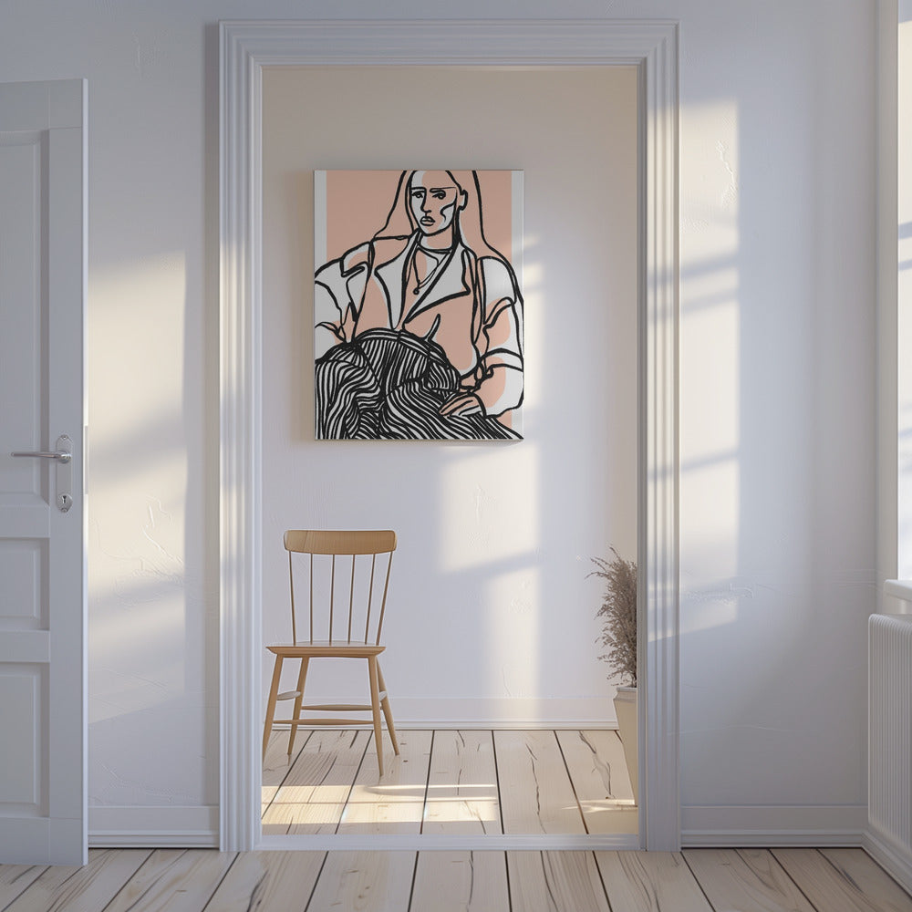 Do You Remember (Peach) | Canvas