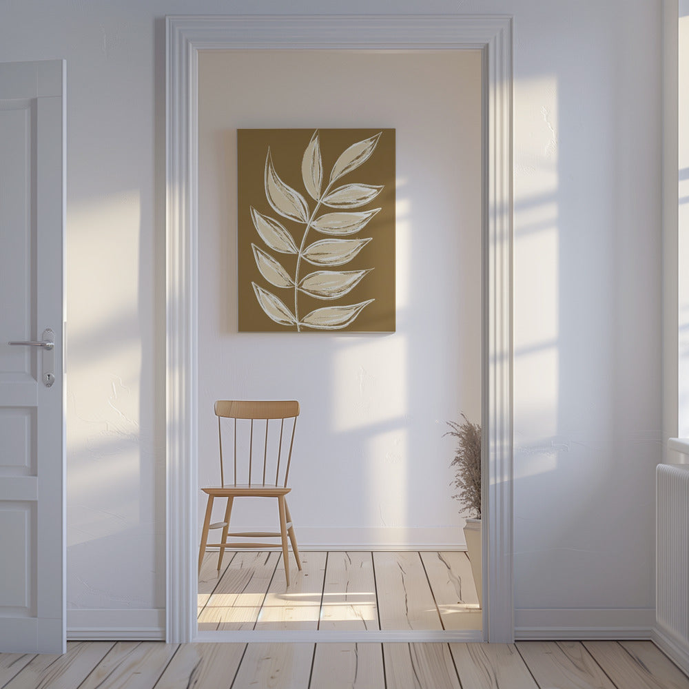 Brown Leaves | Canvas