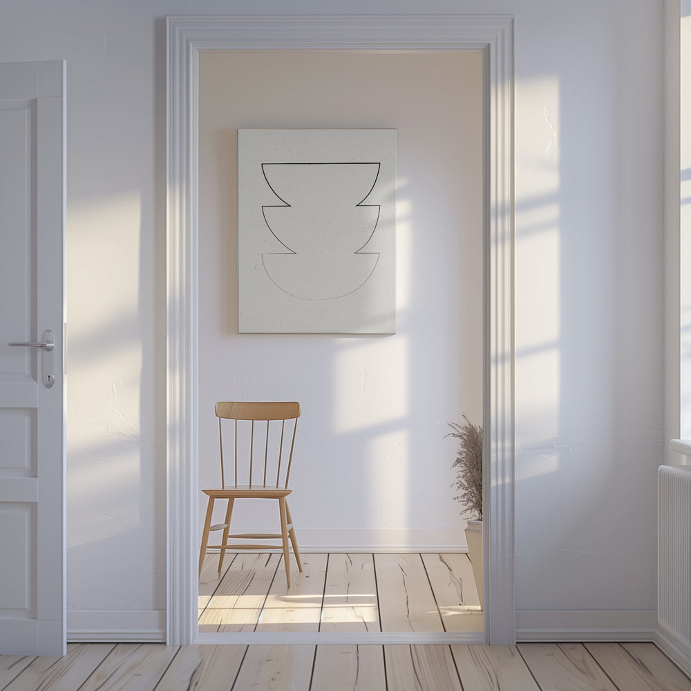 Stacked Simplicity | Canvas