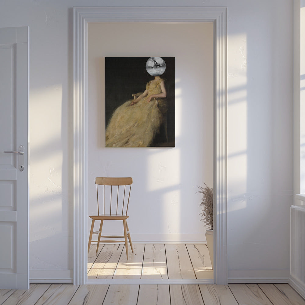 Disco Head Vintage Collage | Canvas