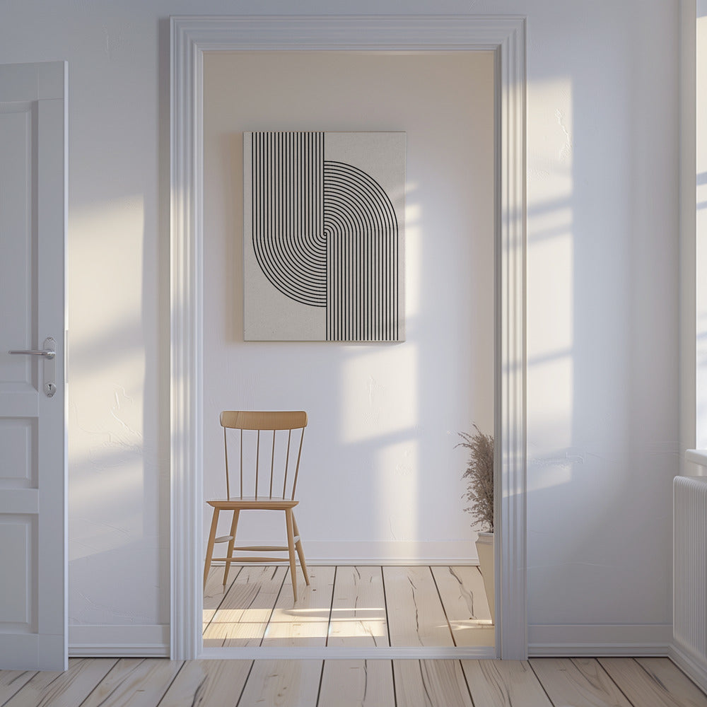 Curved Symmetry | Canvas