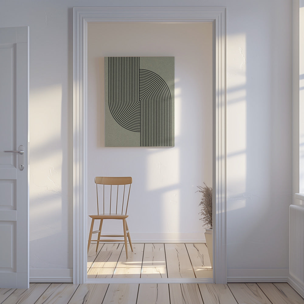 Curved Symmetry | Canvas