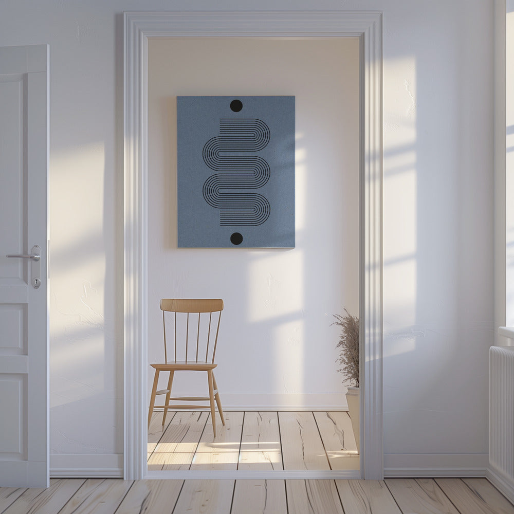 Curved Echoes | Canvas