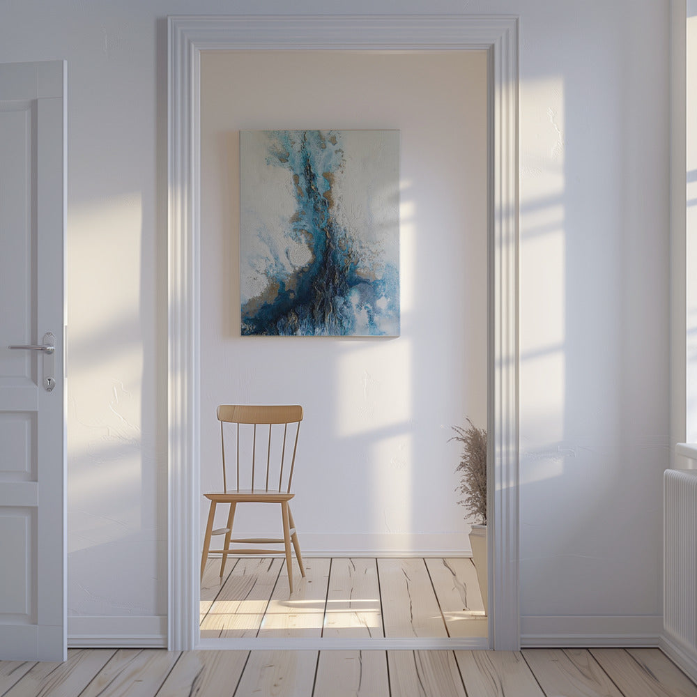 Coastal relief art - Release | Canvas