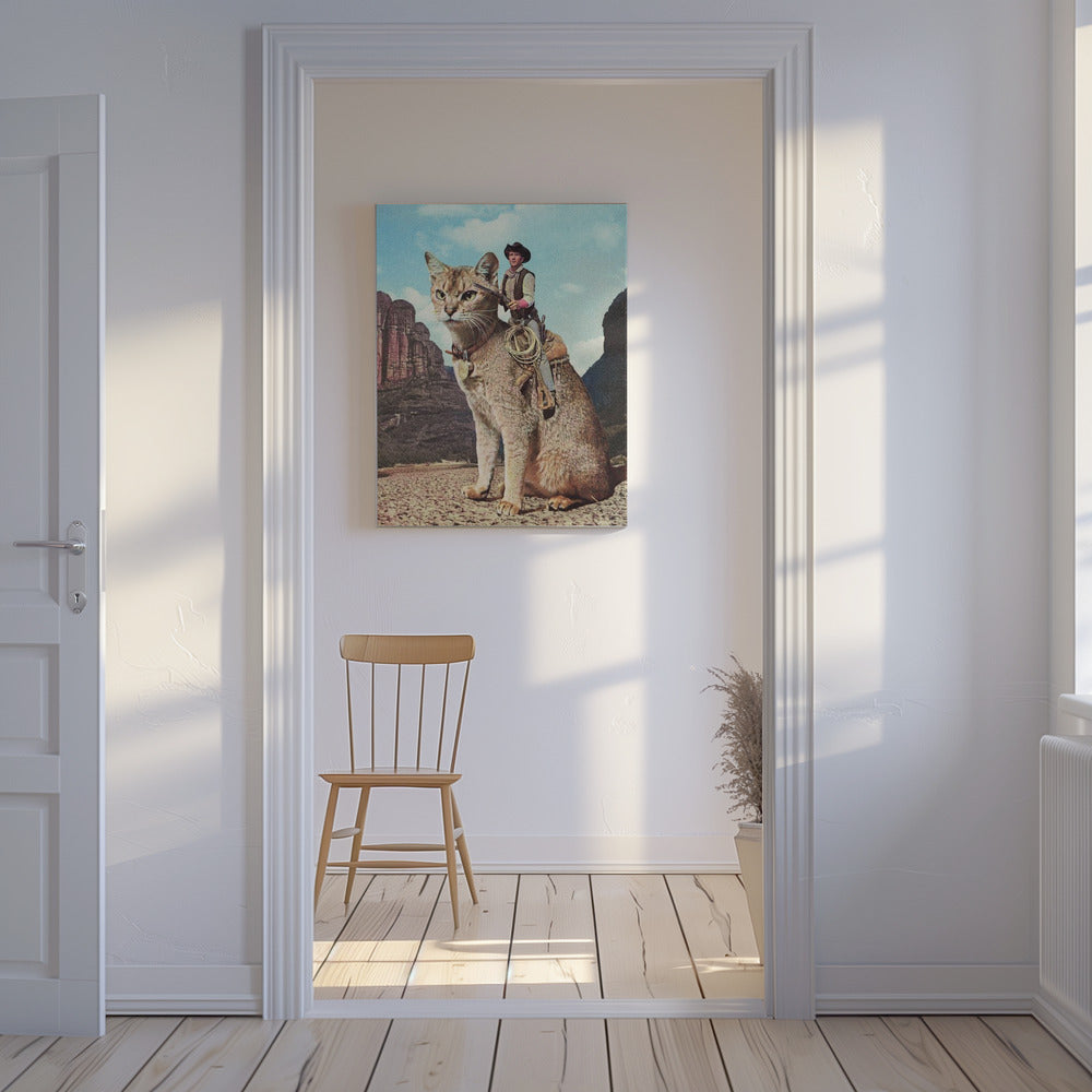 Cat Lone Ranger | Canvas