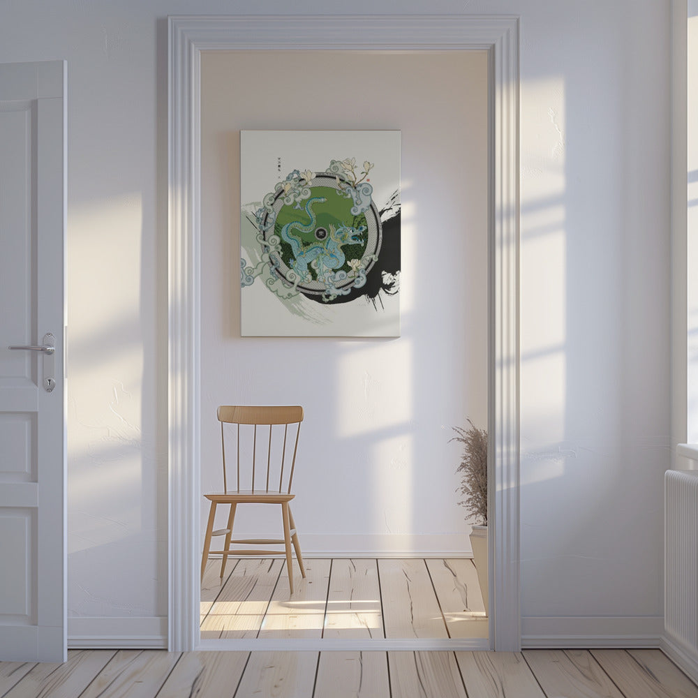 Azure Dragon of the East | Canvas