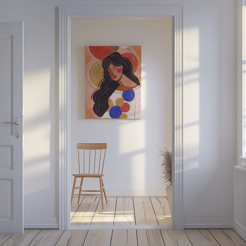 Woman in Thoughts | Canvas