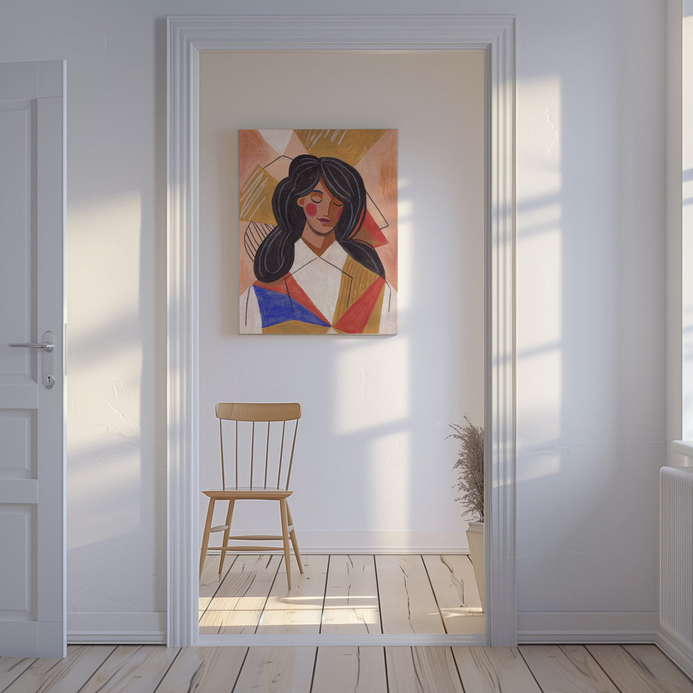 Woman in Thoughts | Canvas