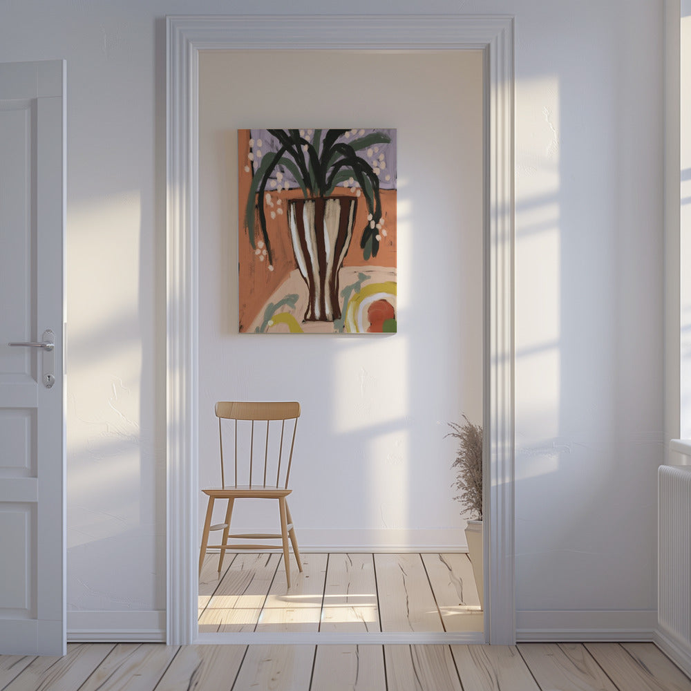 Striped Vase Harmony | Canvas