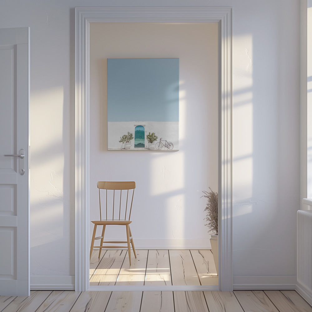 Ostuni blue door | Canvas