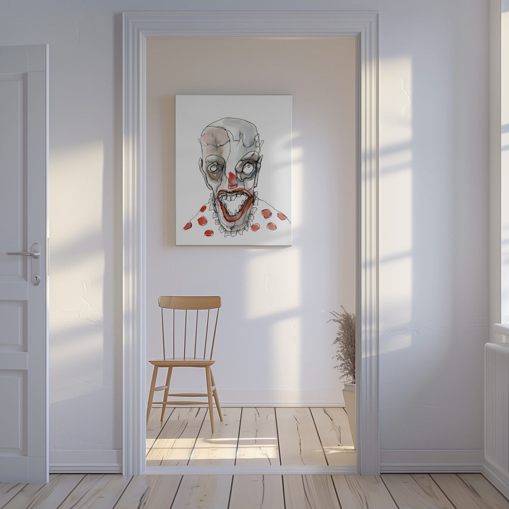 Clowns Of The Pizza Party | Canvas