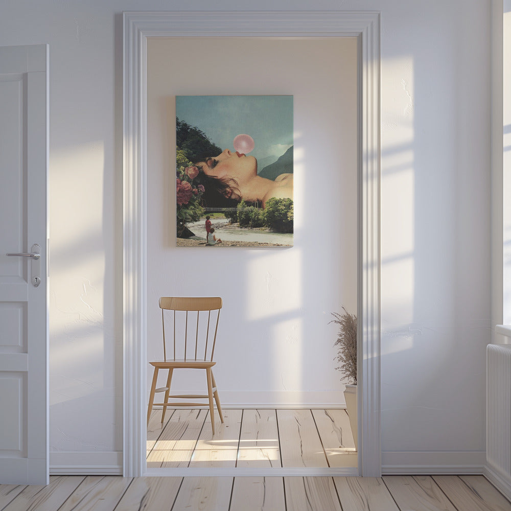 Bubble Gum Girl | Canvas