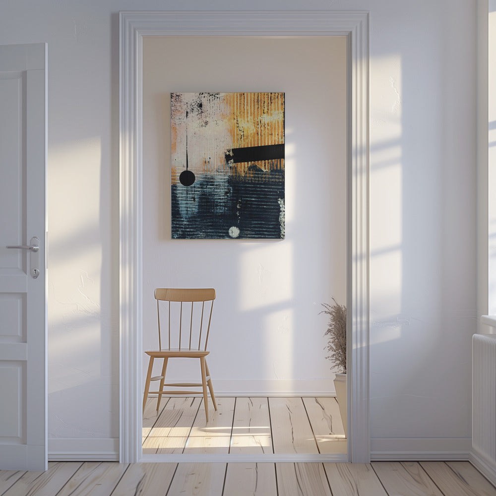 Abstract Artwork With Geometric Composition | Canvas