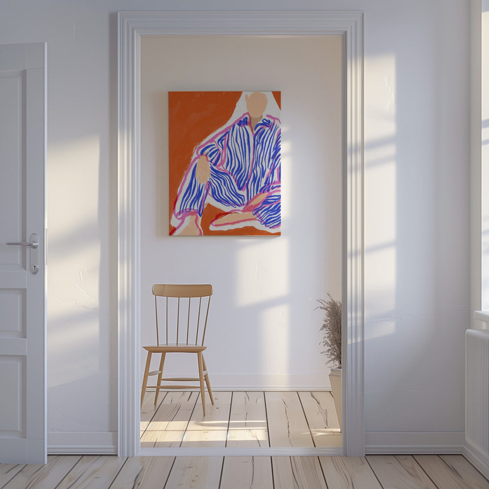 Striped Serenity | Canvas