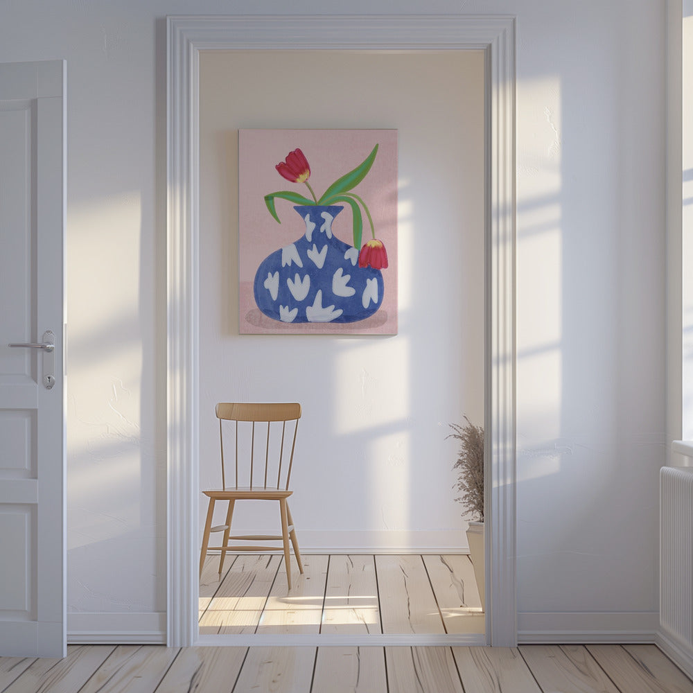 Tulpe in vase | Canvas