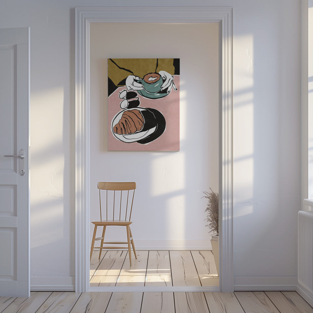 Croissant et café au lait | Canvas