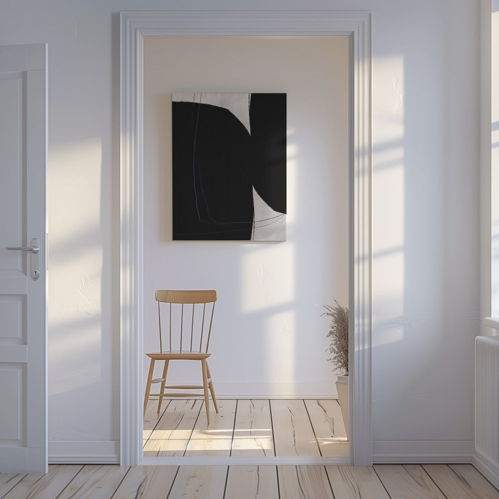 Black And White Geometric Shapes | Canvas