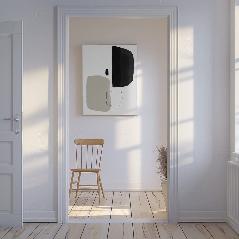 Monochrome Shapes | Canvas