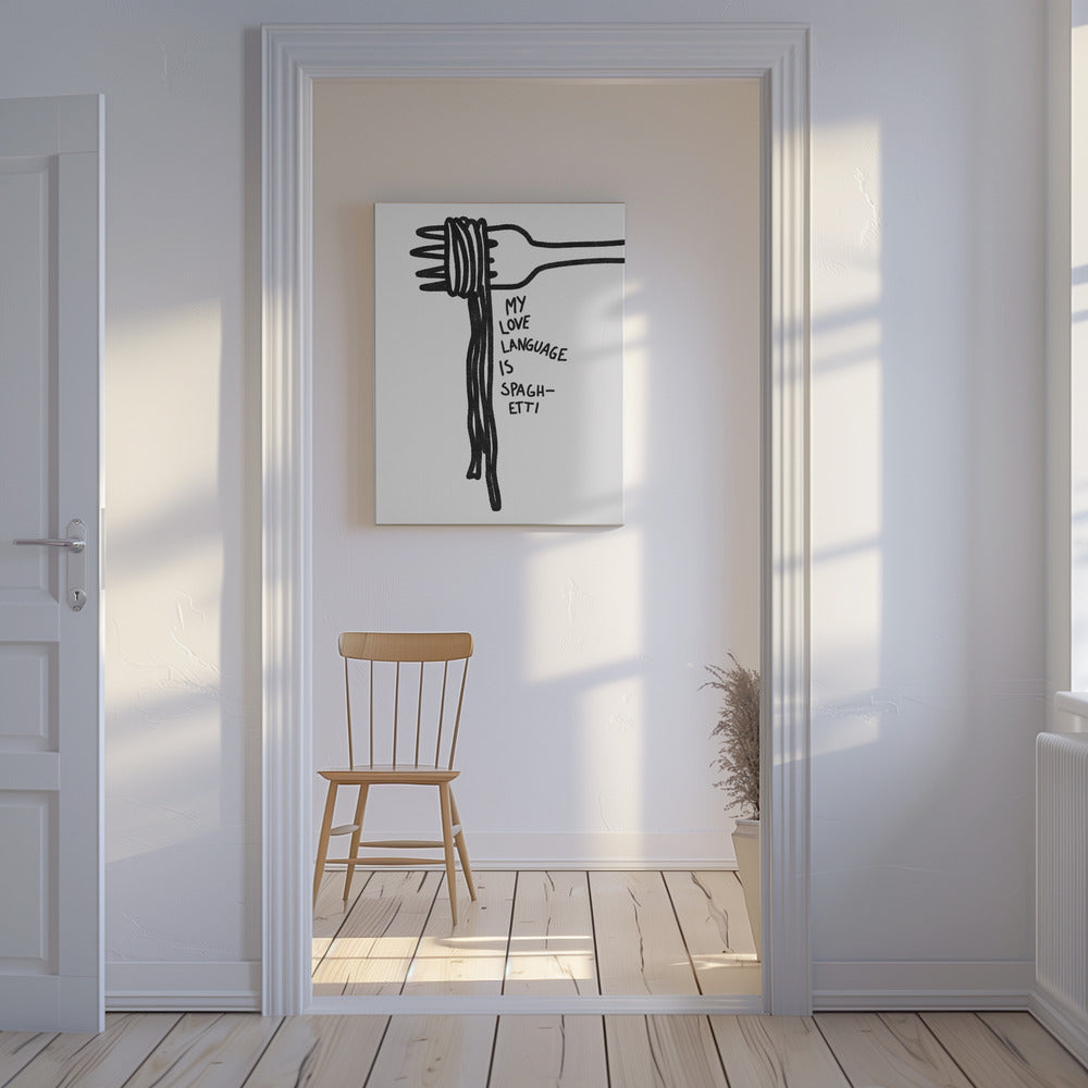 Spaghetti Love Language | Canvas
