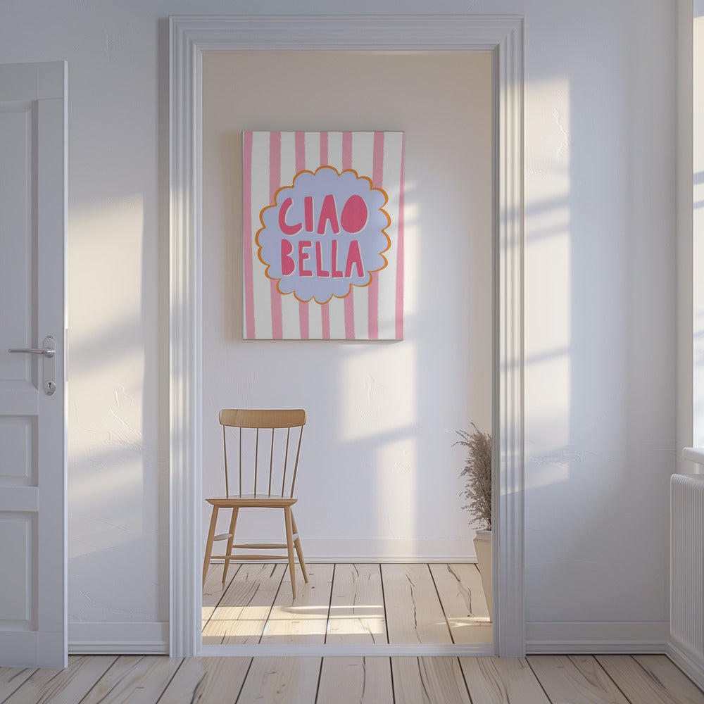 Pink Greetings | Canvas
