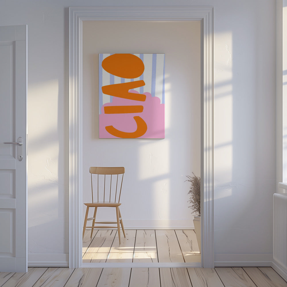 Floating Shapes Parade | Canvas