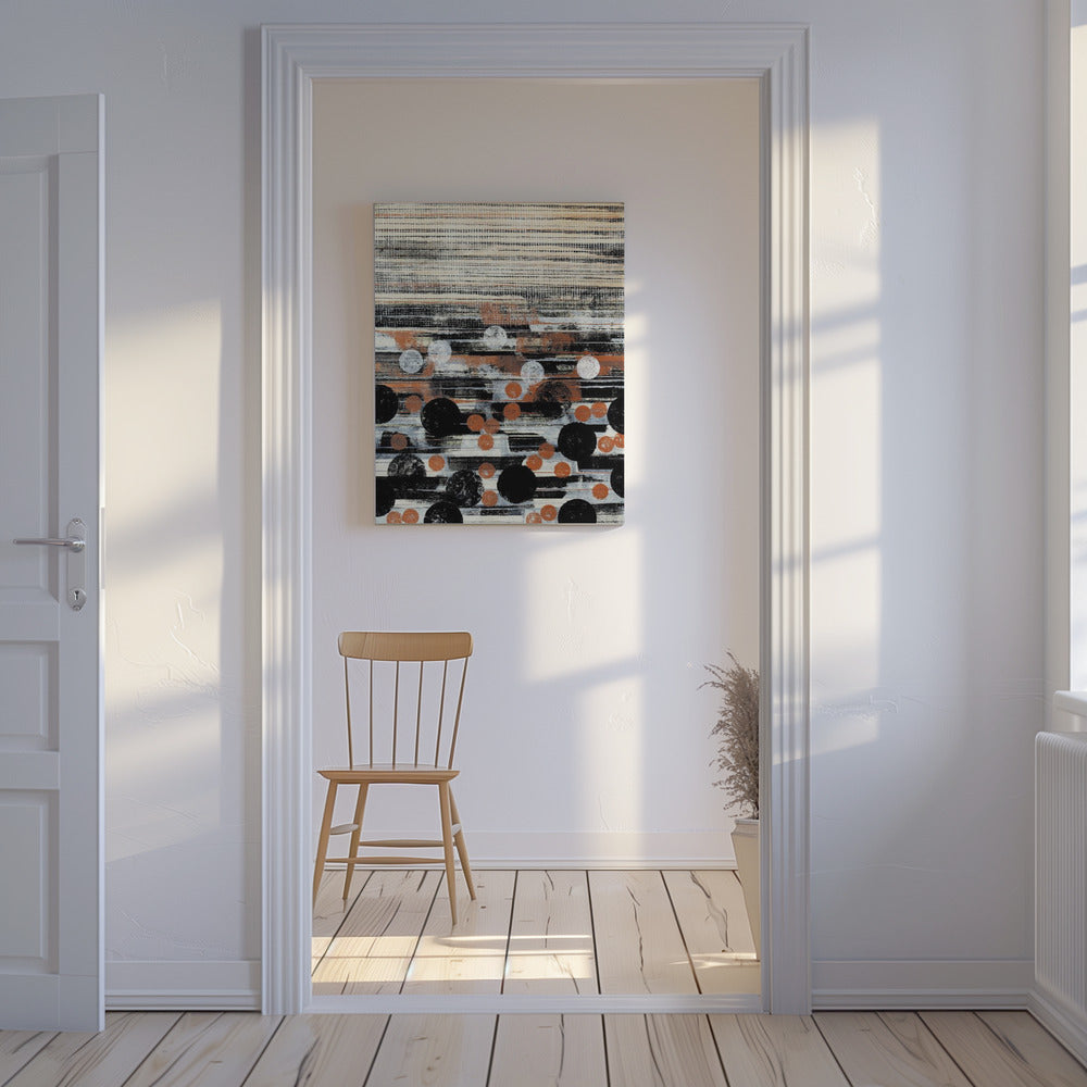 Rhythmic Dotscape | Canvas