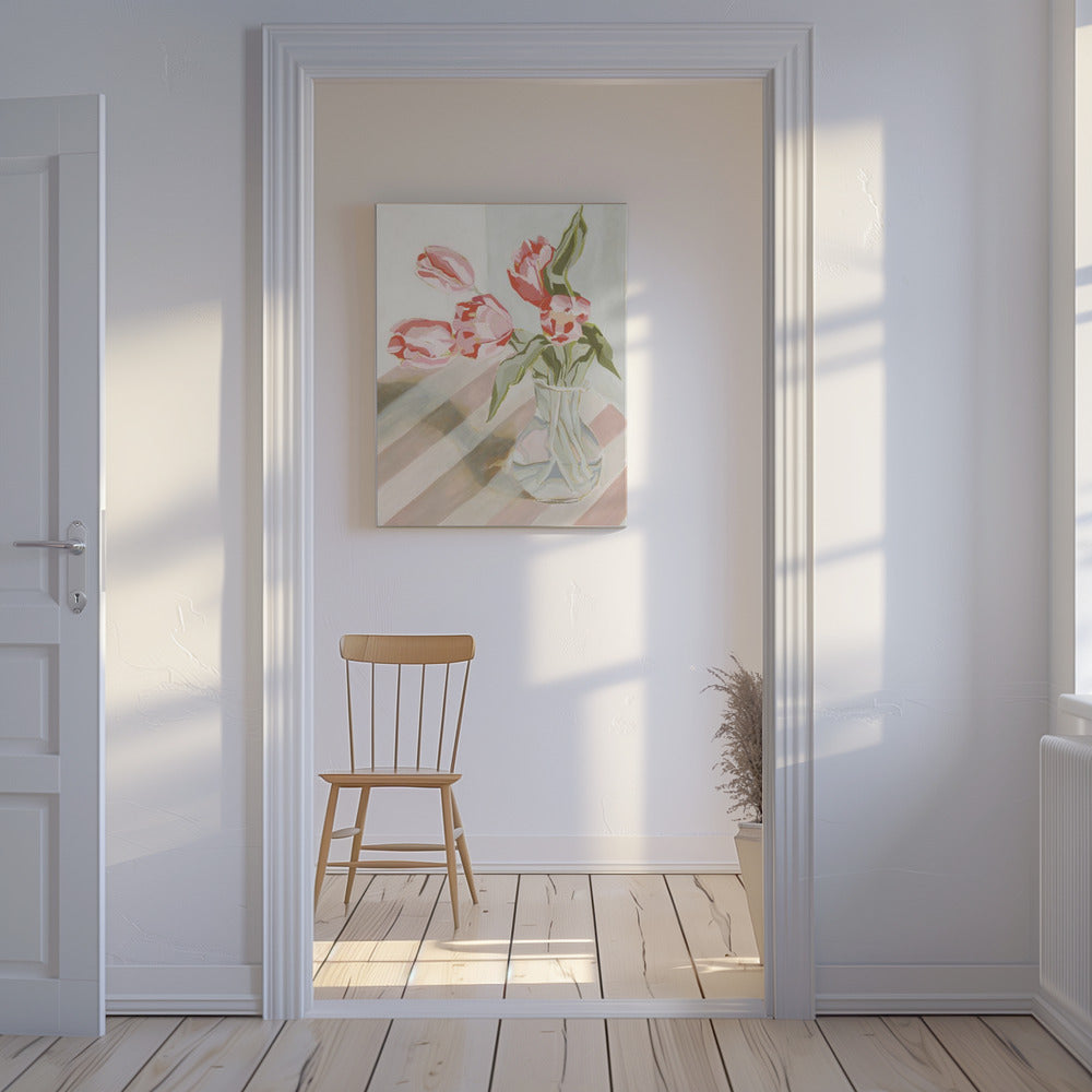 Tulips in a vase | Canvas