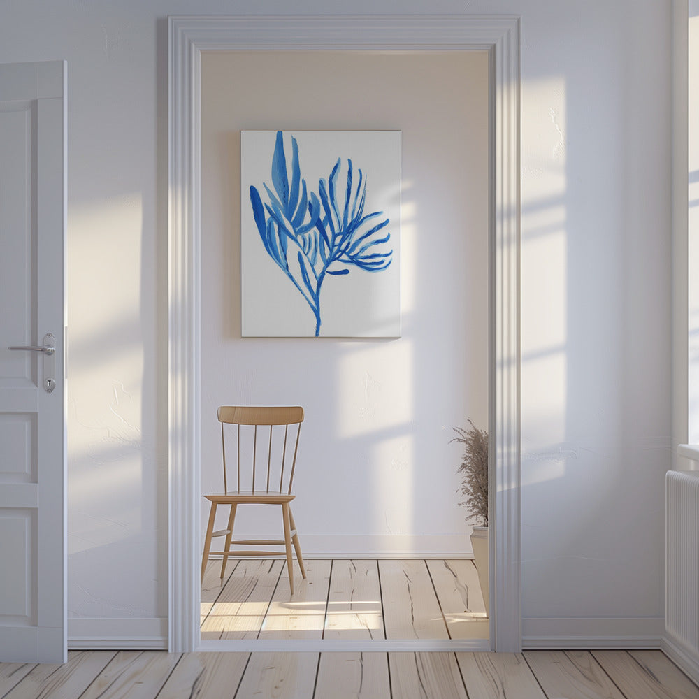 Blue Aquatice Plant Poster 5 | Canvas