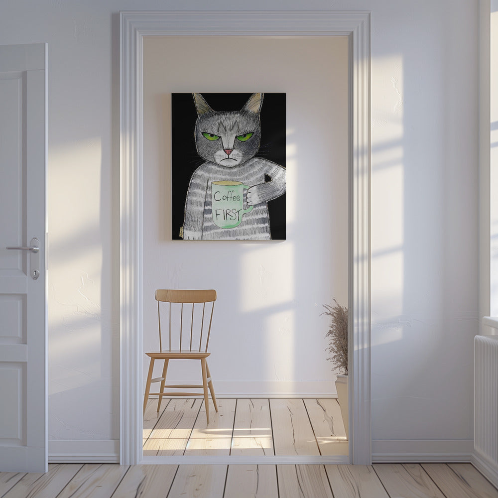 Coffee Cat | Canvas