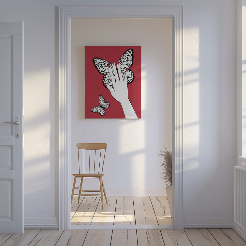 Holding a Butterfly | Canvas