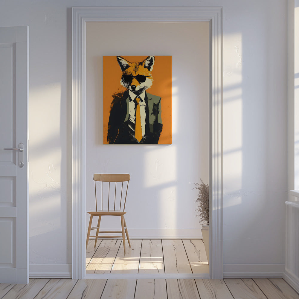 Fox In a Suit | Canvas