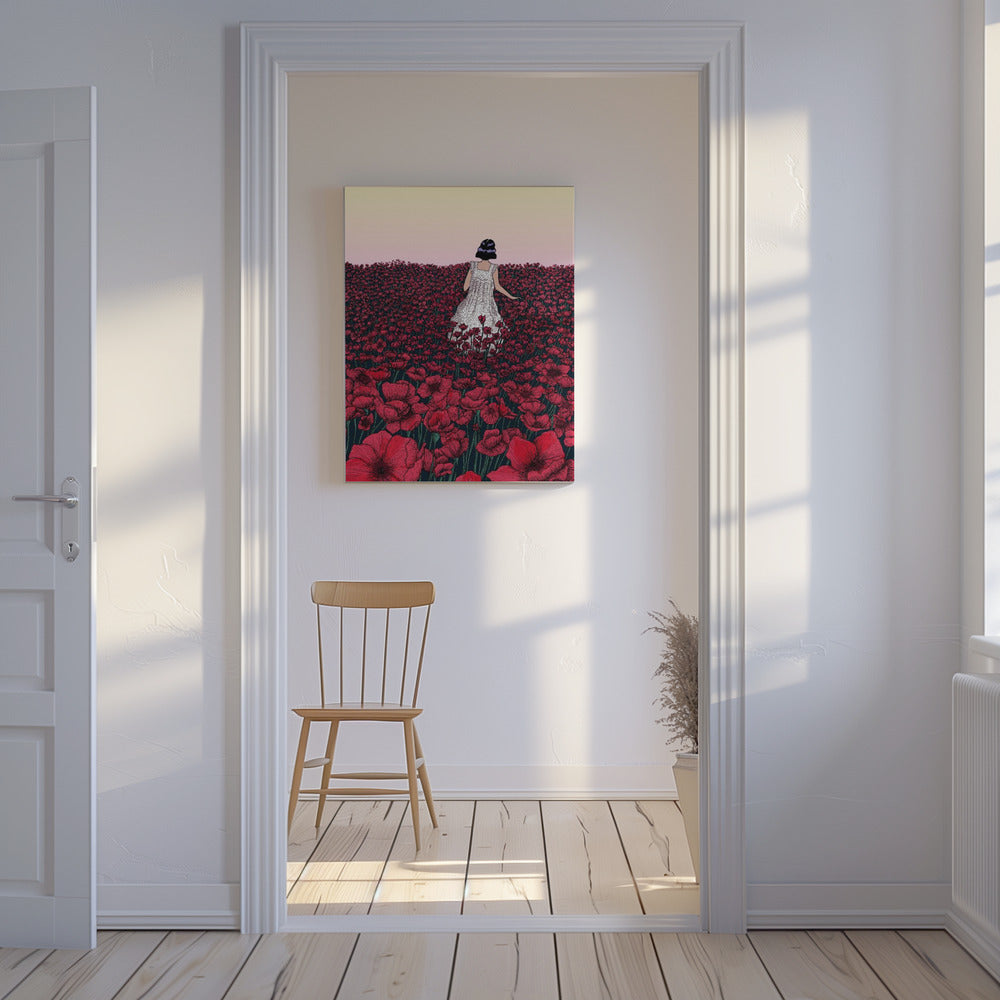 Field of Poppies Original Colour Copy 2 | Canvas