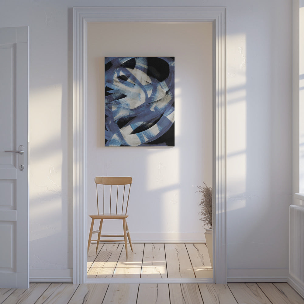 Abstract Brush Strokes 128 | Canvas