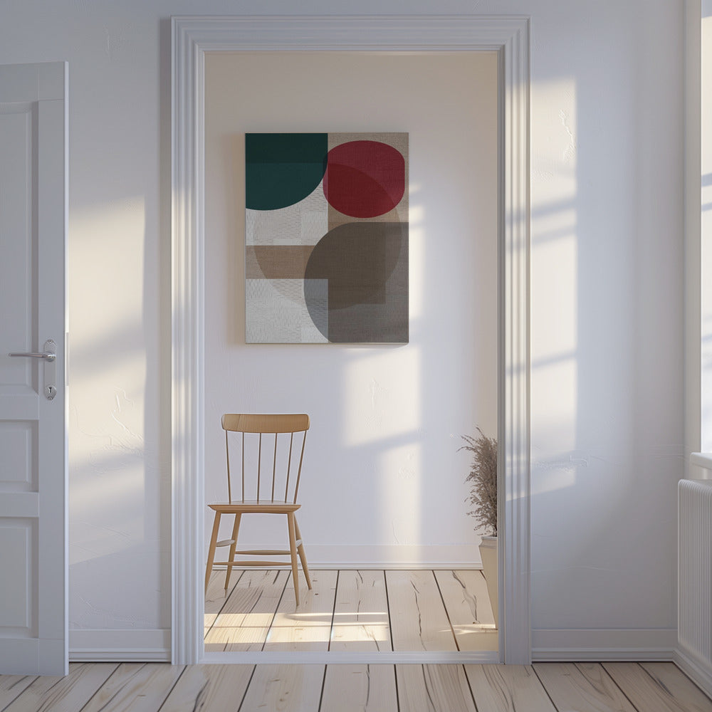 Woven Blue Green Red 2 | Canvas