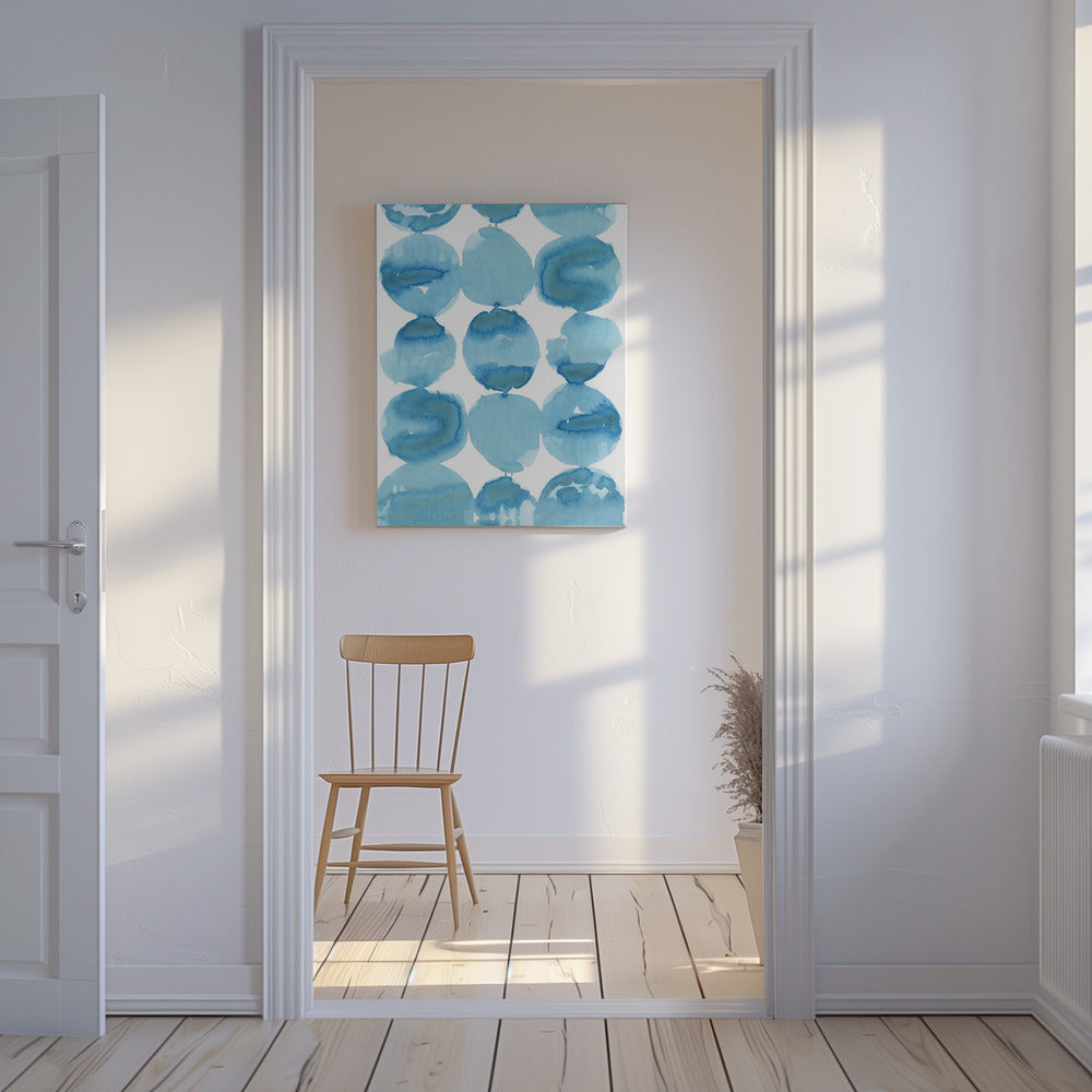 Blue Watercolour 1 | Canvas