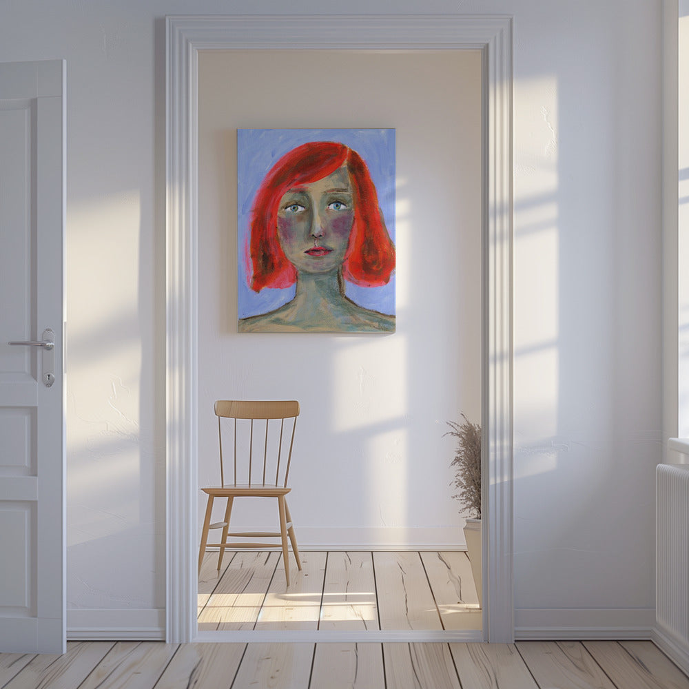 Red Head | Canvas