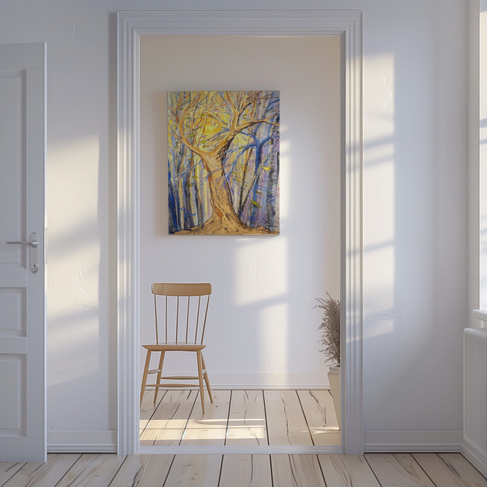 Radiant Forest Glow | Canvas