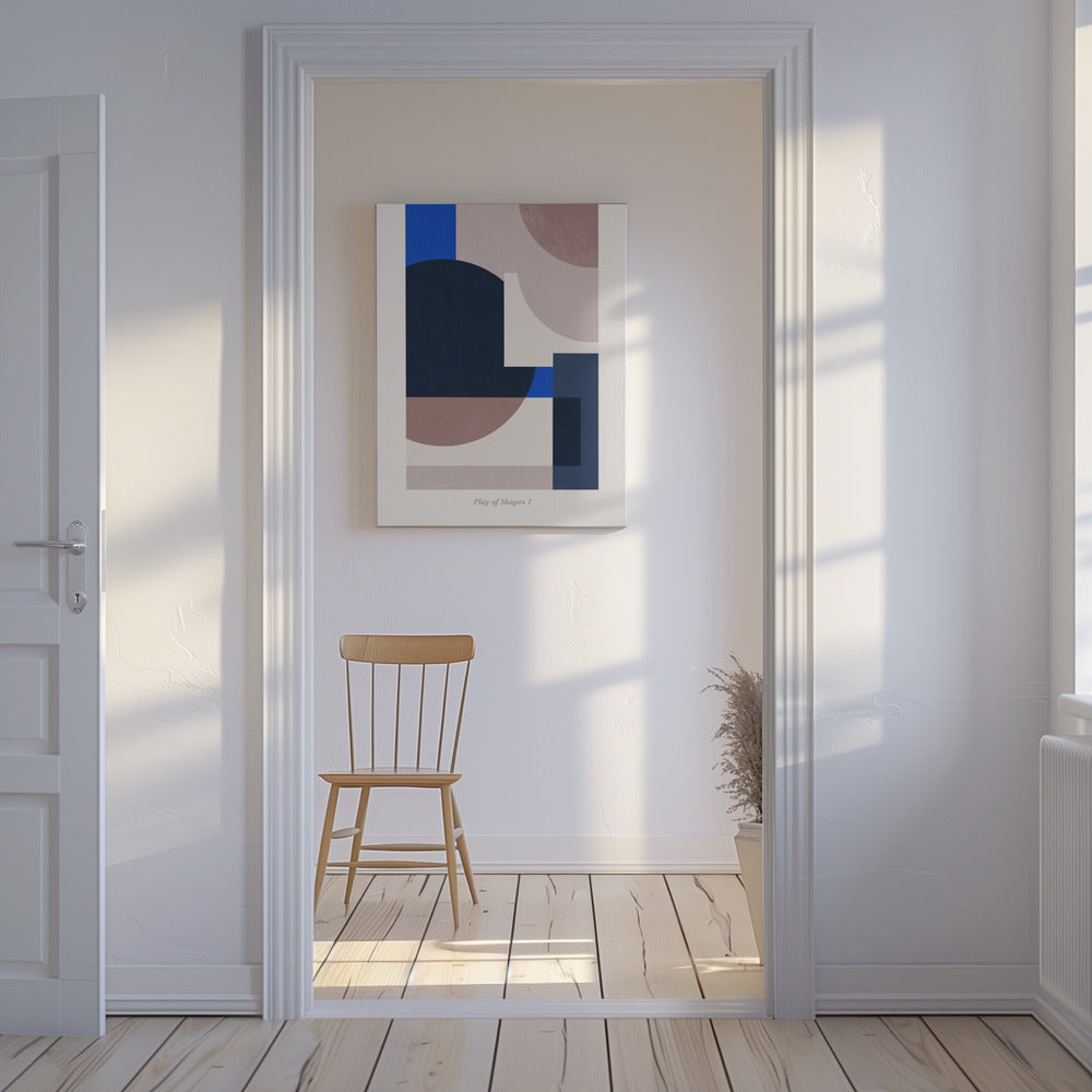 Play of Shapes 1 | Canvas