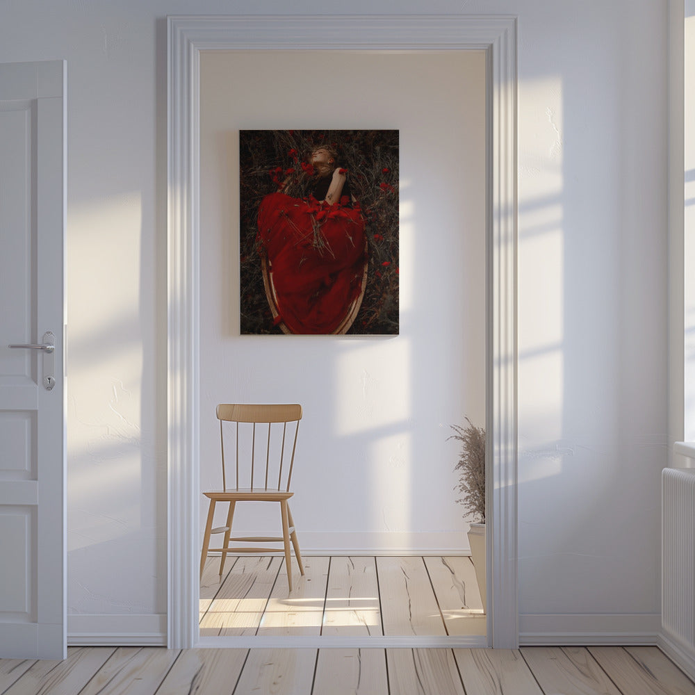 Framed in poppies | Canvas