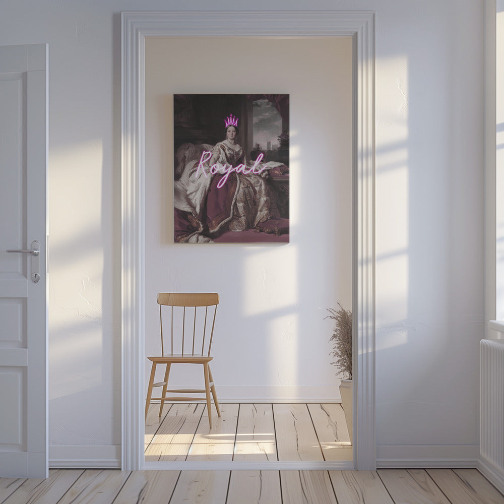 Queenvictoriaroyalneon Ratioiso | Canvas