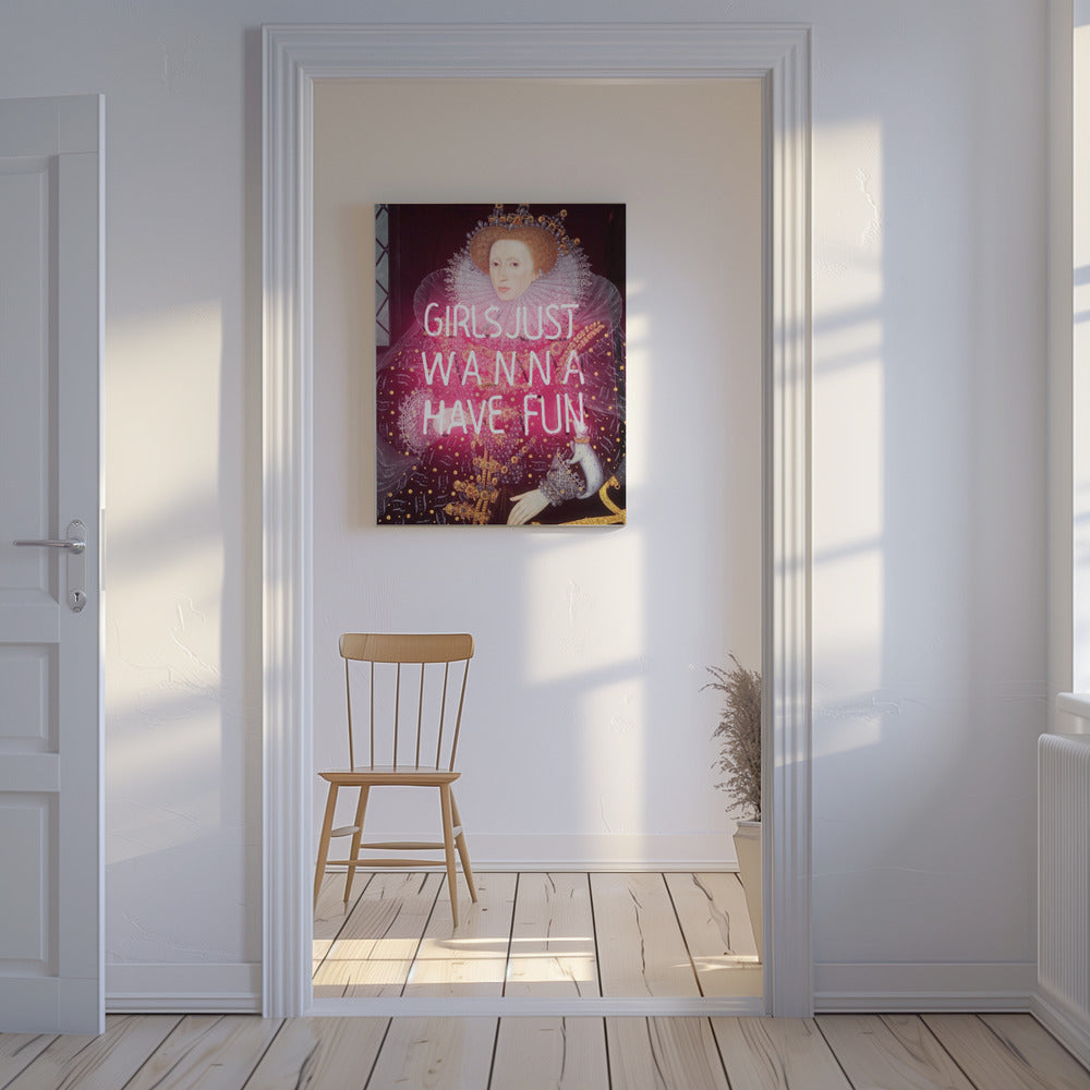 Queenelizabethneon Ratioiso | Canvas