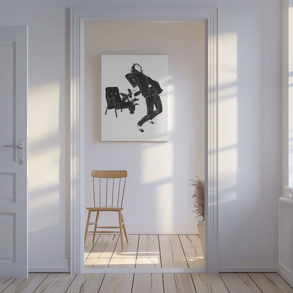 Jlr Dancingathome6 Blackandwhite Copy | Canvas