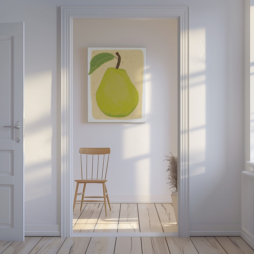 Big green pear | Canvas