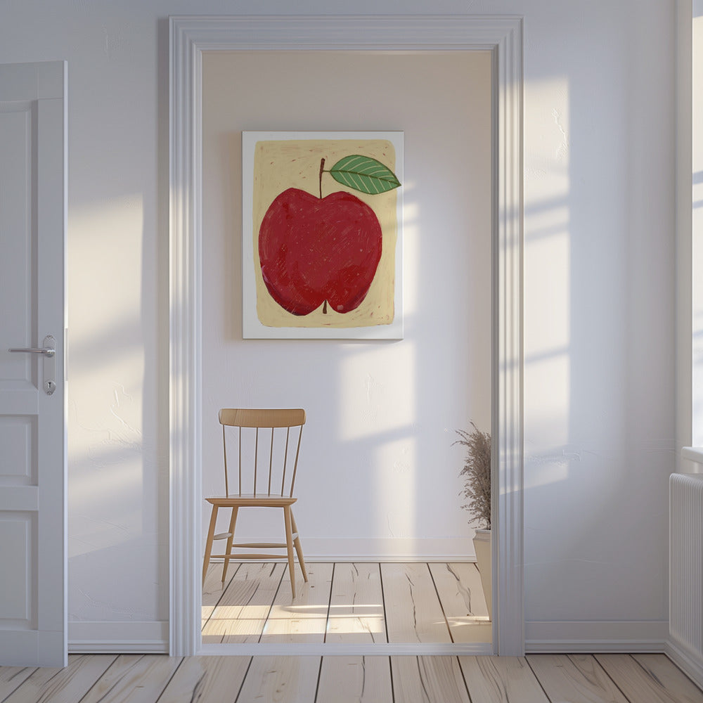 Big red apple | Canvas